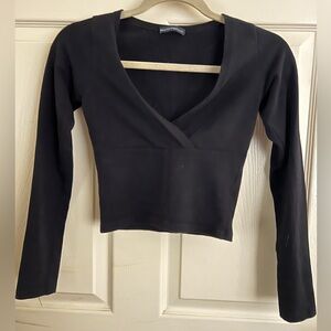 Brand Melville V-Neck Long Sleeve